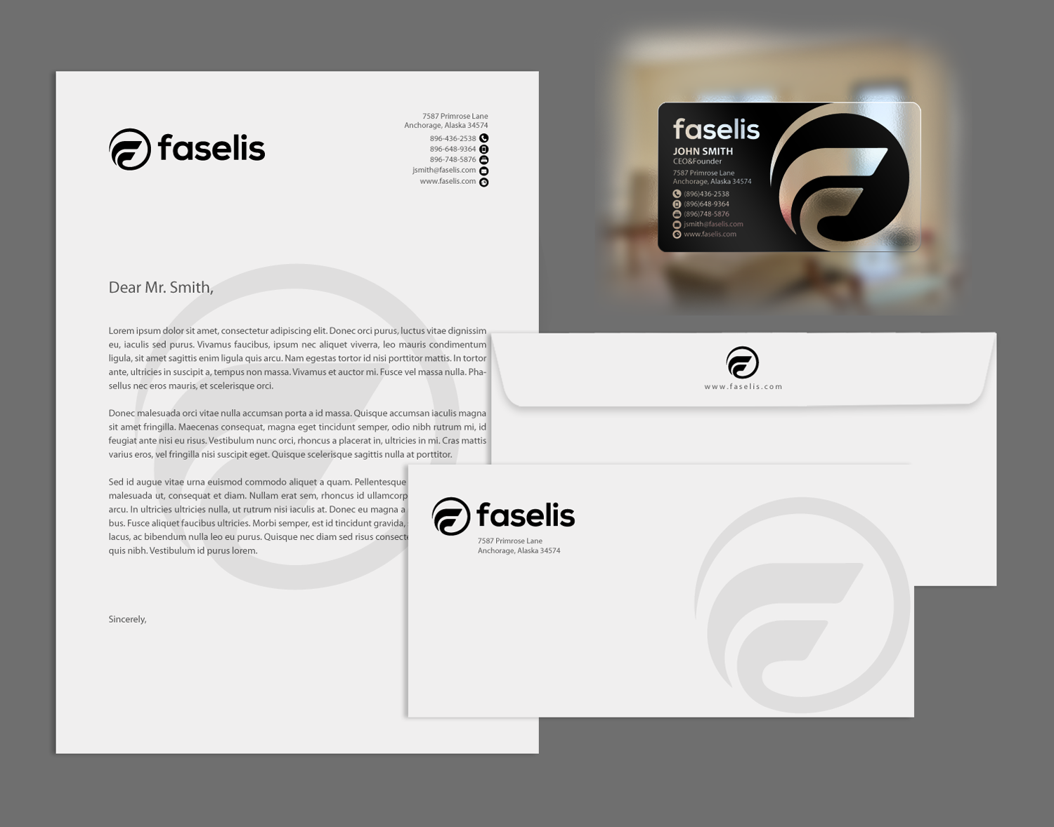 Schreibwaren-Design von chandrayaan.creative für Faselis Veri Teknolojileri A.S. | Design #13939012