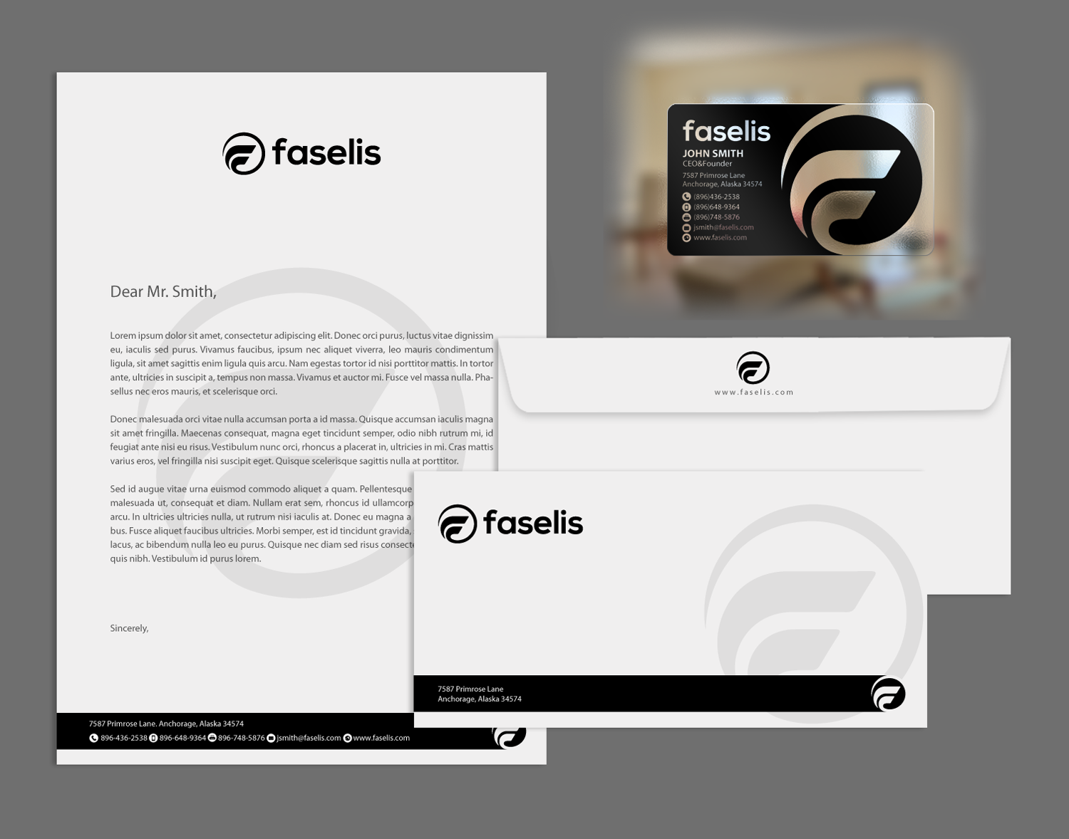 Schreibwaren-Design von chandrayaan.creative für Faselis Veri Teknolojileri A.S. | Design #13939014