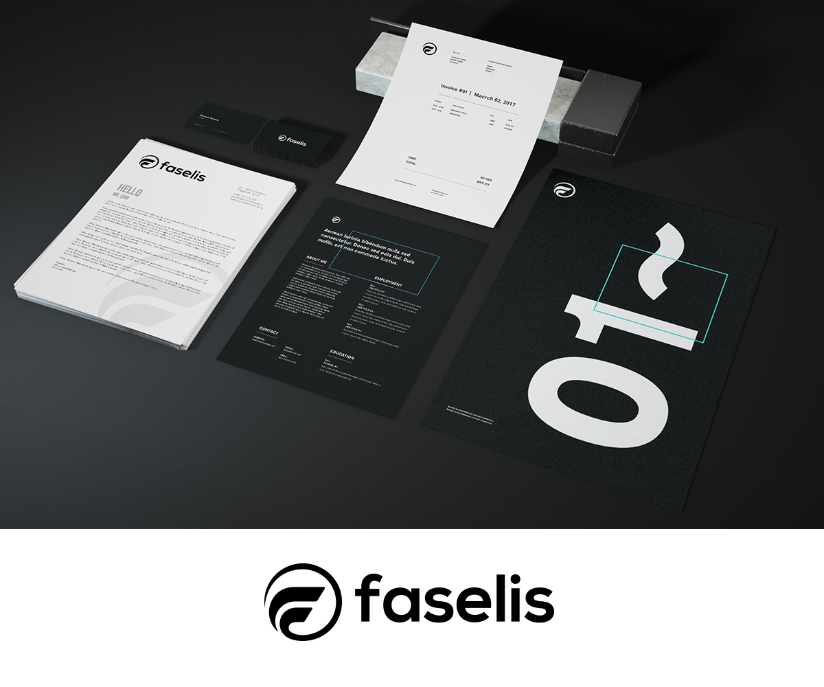 Diseño de Papelería por Graphic Flame para Faselis Veri Teknolojileri A.S. | Diseño #13918281