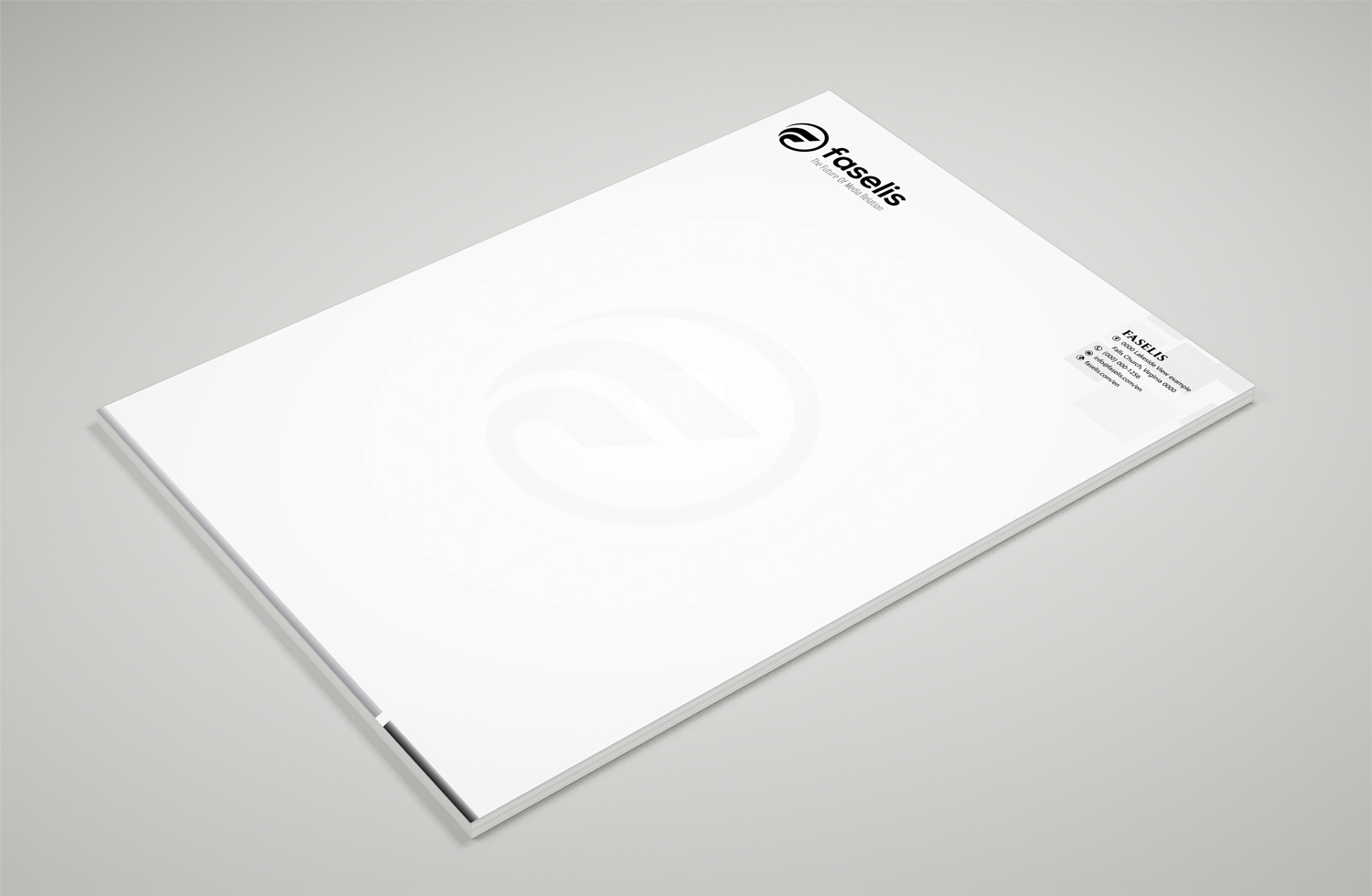Stationery Design by Petter Goms for Faselis Veri Teknolojileri A.S. | Design #13915070