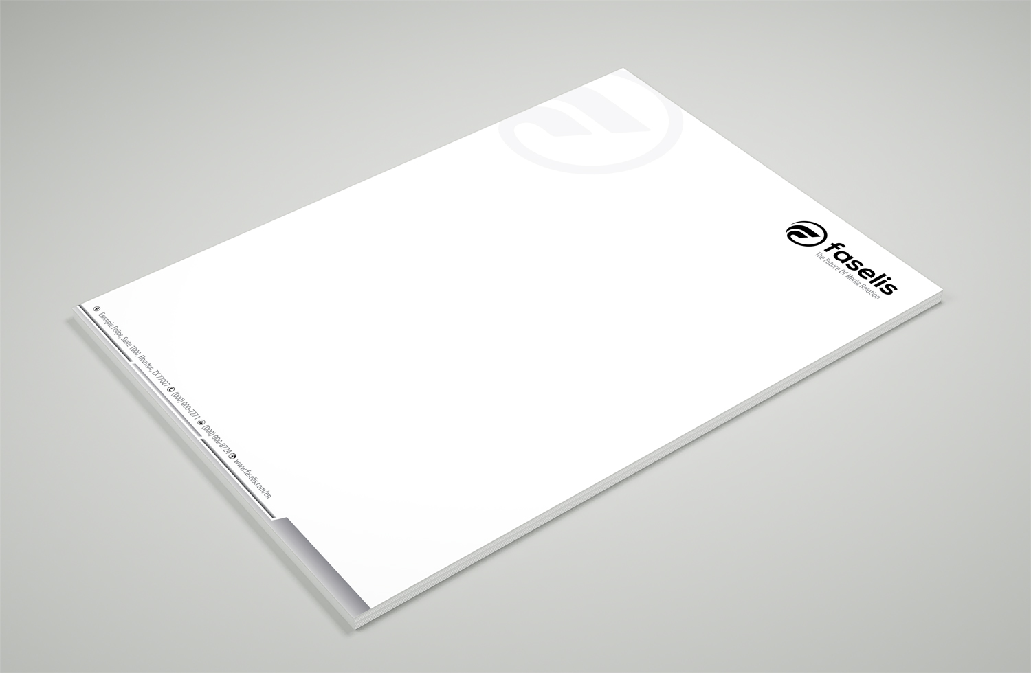 Stationery Design by Petter Goms for Faselis Veri Teknolojileri A.S. | Design #13915154