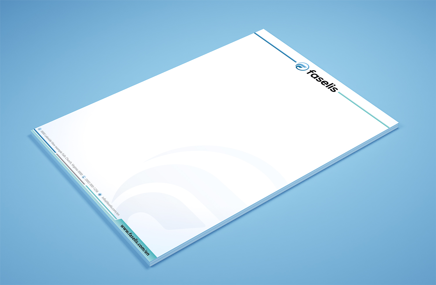 Schreibwaren-Design von Petter Goms für Faselis Veri Teknolojileri A.S. | Design #13936768