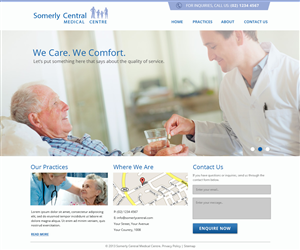 Medical Centre Website | Web Design by Emmanuel