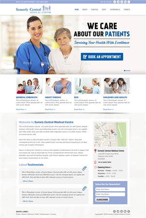Medical Centre Website | Web Design by Mayank Patel