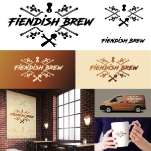 Logo Design by Tim Grace for Fiendish Brew | Design #13983746