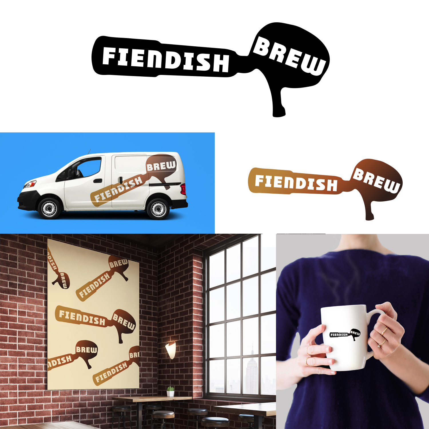 Logo Design by Tim Grace for Fiendish Brew | Design #14025321