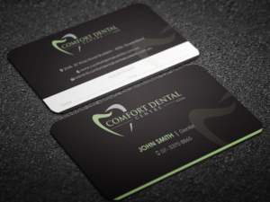 Comfort Dental Centre Buderim business cards and presentation folder | Business Card Design by Magic of Art