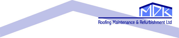 Letterhead Design by Robyn Robertson for MDK ROOFING MAINTENANCE & REFURBISHMENT LTD | Design #33844