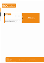 Design En-Tête par achanta advertising pour MDK ROOFING MAINTENANCE & REFURBISHMENT LTD | Design : #33788