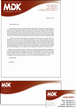 Design En-Tête par Stellar Designs pour MDK ROOFING MAINTENANCE & REFURBISHMENT LTD | Design : #33749