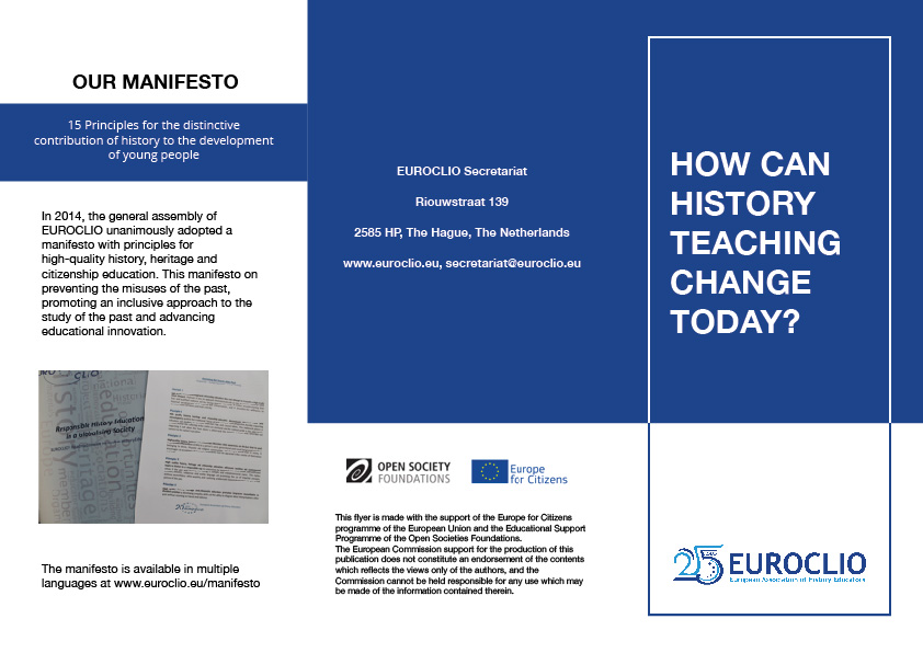 Flyer Design by Gareleos Gasin for EUROCLIO | Design #13993620