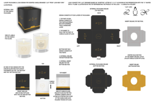 LUSH New York *Luxury Candles* | Packaging Design by Chromax8