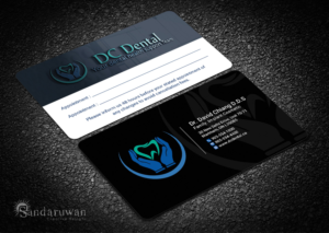 DC dental business card. A family dental practice. | Business Card Design by Sandaruwan