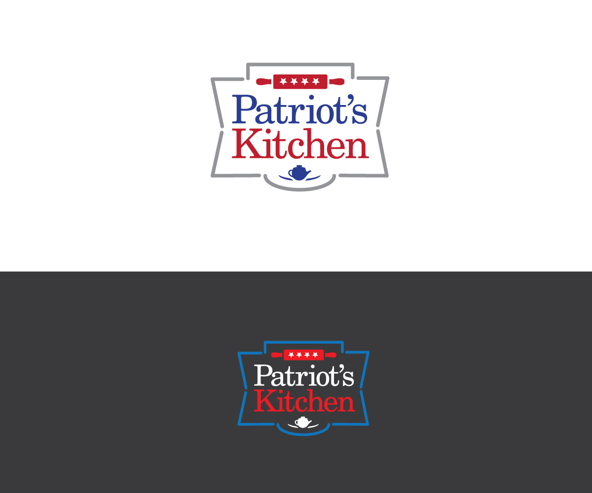 Logo Design by Thomas DeHart for Patriots Kitchen | Design #13933043