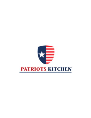 Logo Design by 3Guys for Patriots Kitchen | Design: #13964734