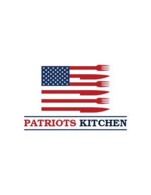 Logo Design by 3Guys for Patriots Kitchen | Design: #13964736