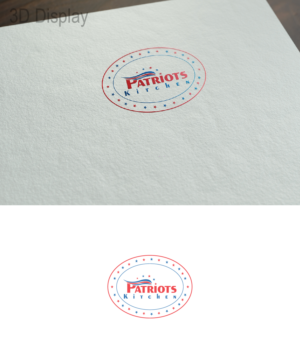 Logo Design by 3Guys for Patriots Kitchen | Design: #13964749