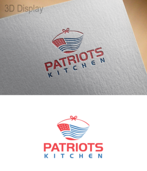 Logo Design by 3Guys for Patriots Kitchen | Design: #13964750