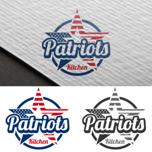 Diseño de Logo por Next Screen Infotech para Patriots Kitchen | Diseño #13939188