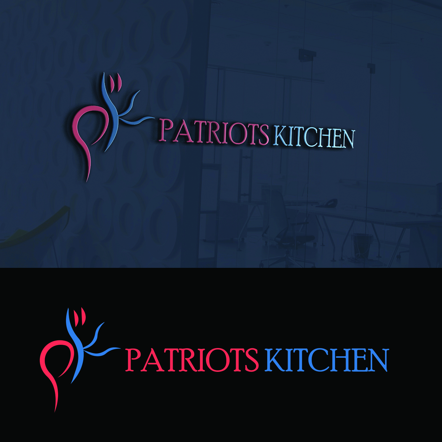 Logo Design by jameskatholine for Patriots Kitchen | Design #13936791
