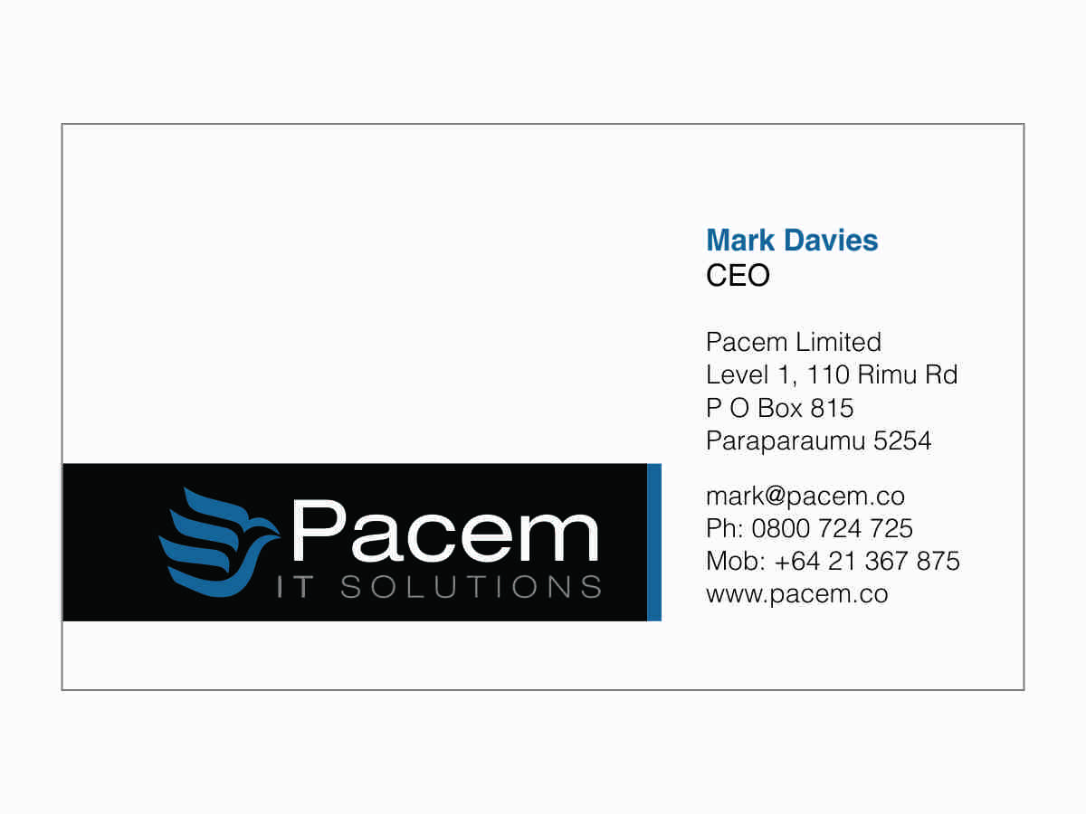 Business Card Design by nishant 2 for Pacem Limited | Design #2559469