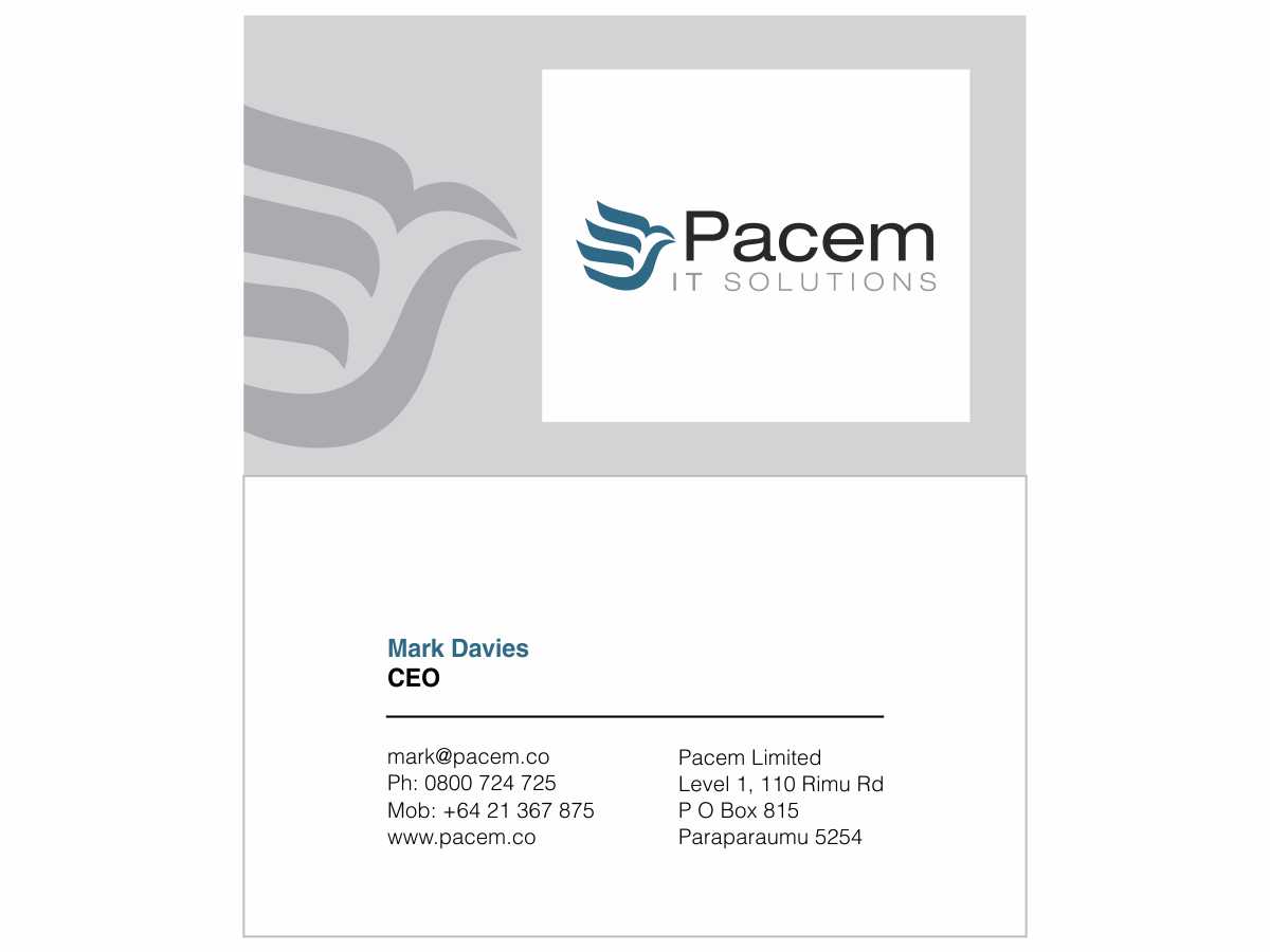 Business Card Design by nishant 2 for Pacem Limited | Design #2559654