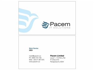 Business Card Design by nishant 2 for Pacem Limited | Design: #2559691