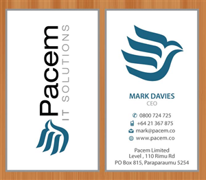 Business Card Design by Sbss for Pacem Limited | Design: #2585289