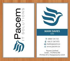Business Card Design by Sbss for Pacem Limited | Design: #2585292