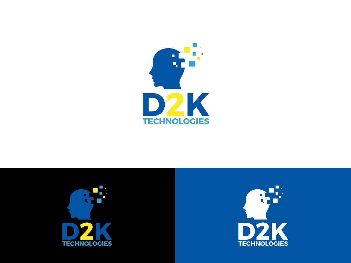Logo Design by Slant Line Media for D2K Technologies | Design #13950310