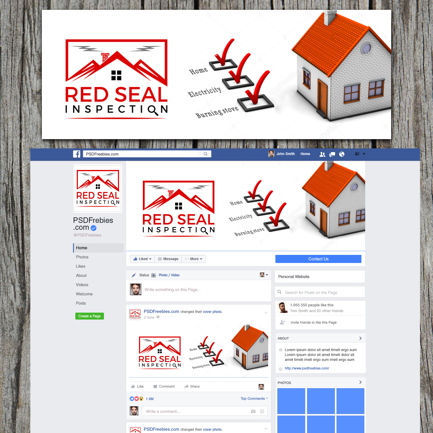 Facebook Design by Osama Soliman for Red Seal Inspection | Design #13933496
