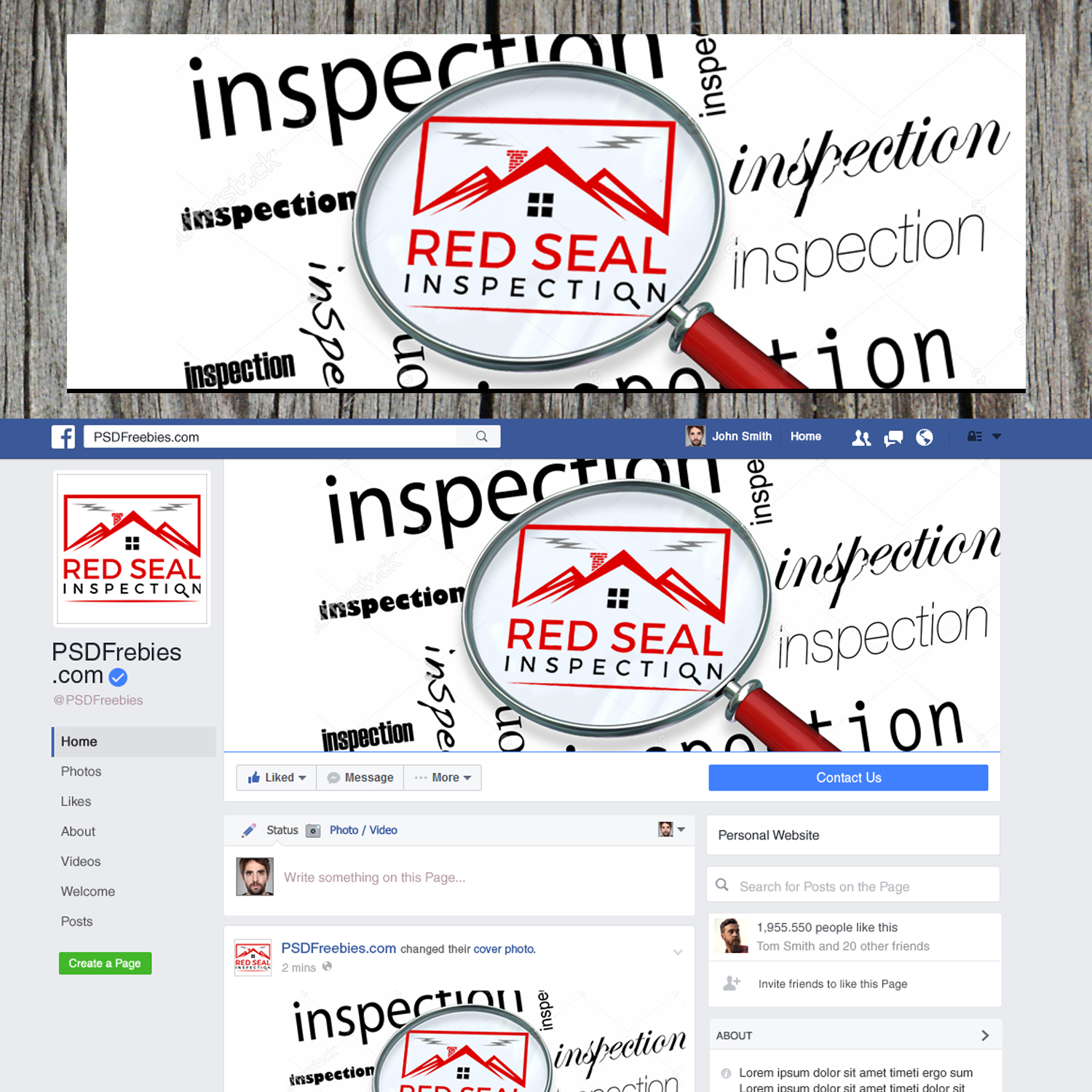 Facebook Design by Osama Soliman for Red Seal Inspection | Design #13933578