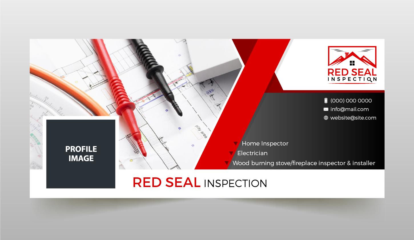 Facebook Design by Akshar Shailesh for Red Seal Inspection | Design #13926337