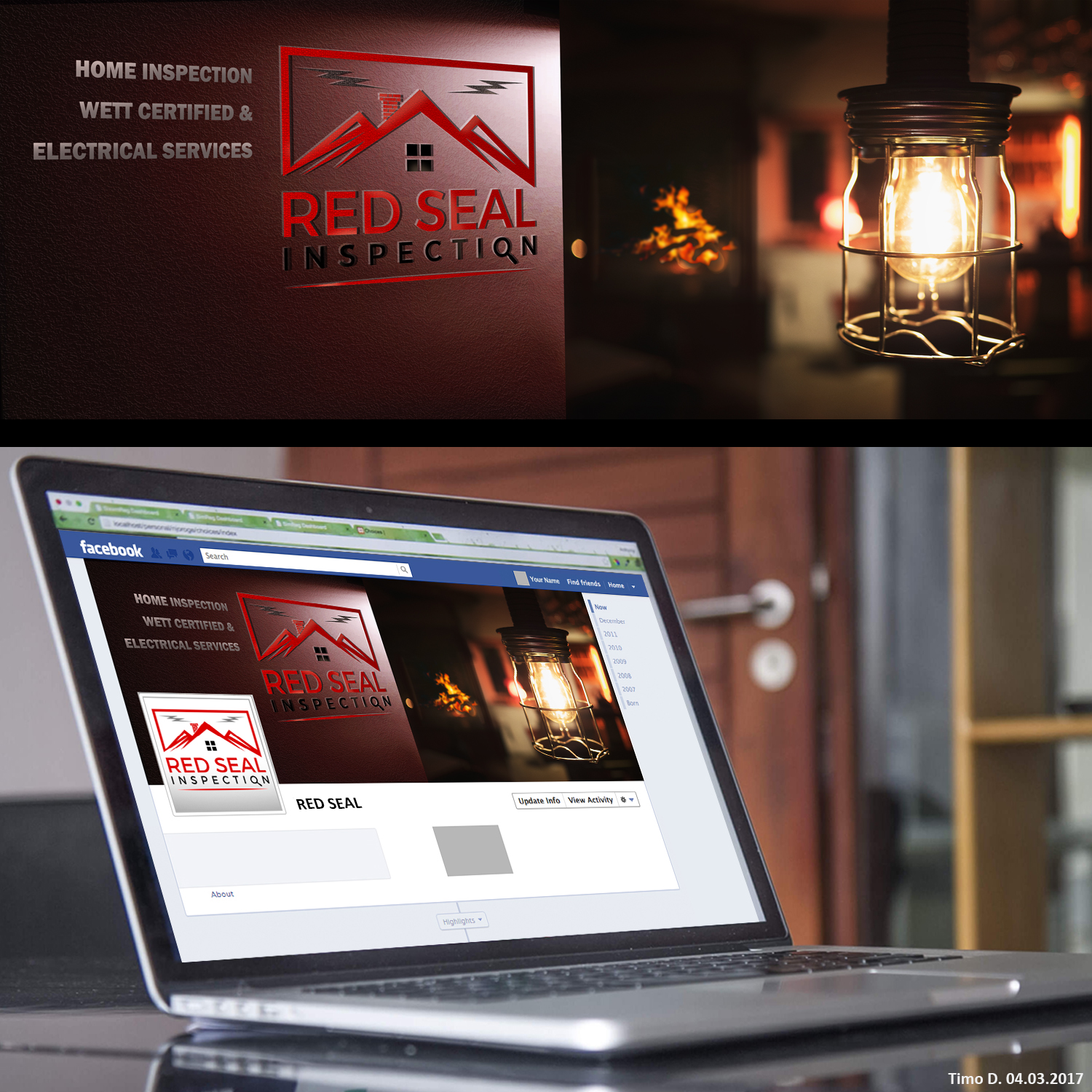 Facebook Design by T.mode for Red Seal Inspection | Design #13933114