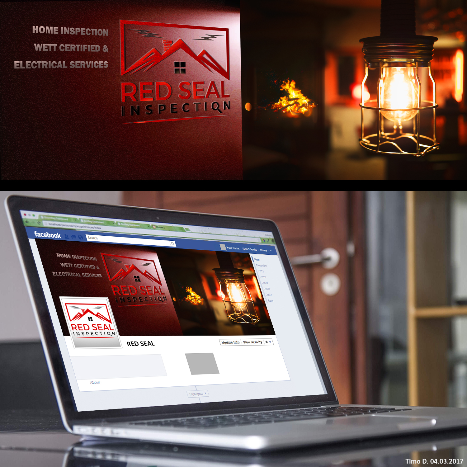 Facebook Design by T.mode for Red Seal Inspection | Design #13942554