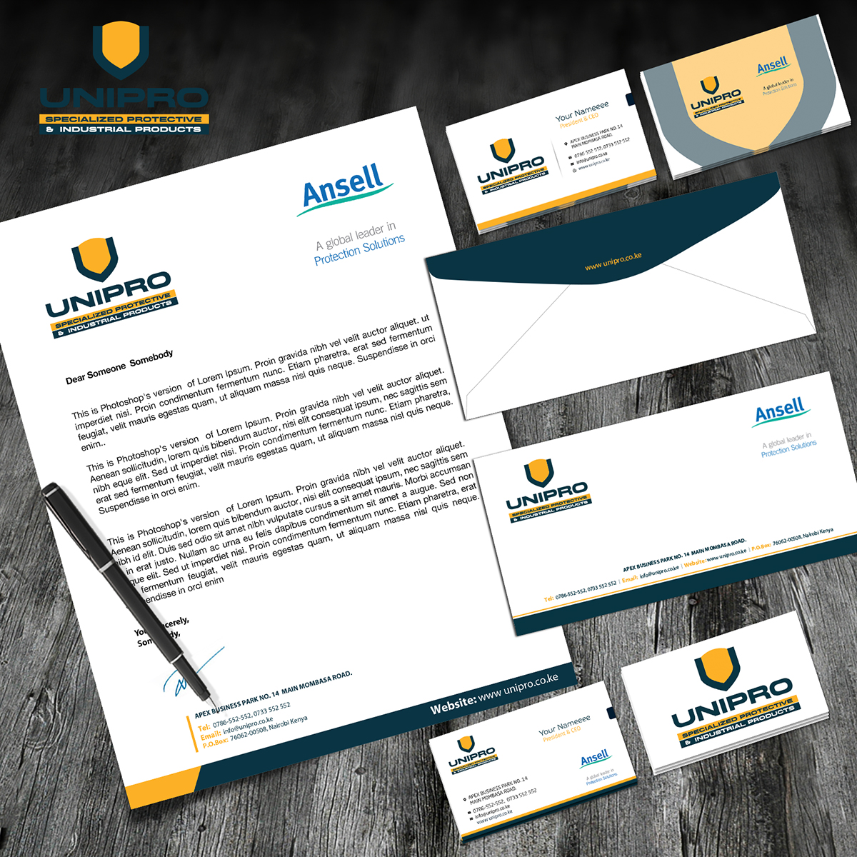 Stationery Design by Mulugeta for adamji distributors ltd | Design #2502003
