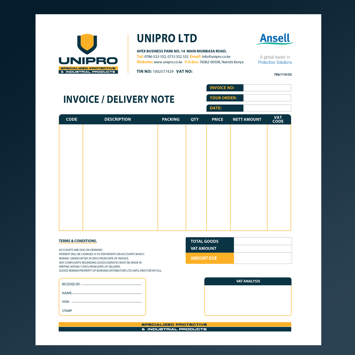 Stationery Design by Mulugeta for adamji distributors ltd | Design #2507530