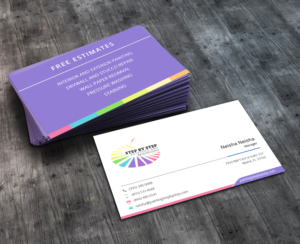 Business Card Design by AbyJohns for Step by Step Painting and Remodeling  | Design: #13927169
