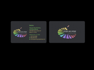 Business Card Design by Creations Box 2015 for Step by Step Painting and Remodeling  | Design: #13954458