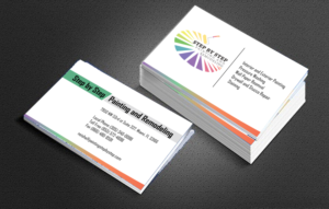 Business Card Design by Carley Ann for Step by Step Painting and Remodeling  | Design #13943770