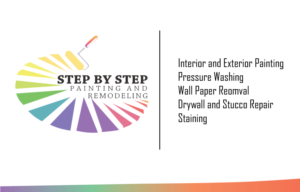 Business Card Design by CarleyA for Step by Step Painting and Remodeling  | Design: #13943772