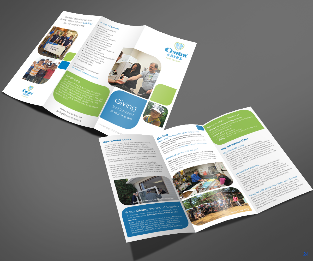 Brochure Design by uniquedesign10 for Centra Cares Foundation | Design #13935814