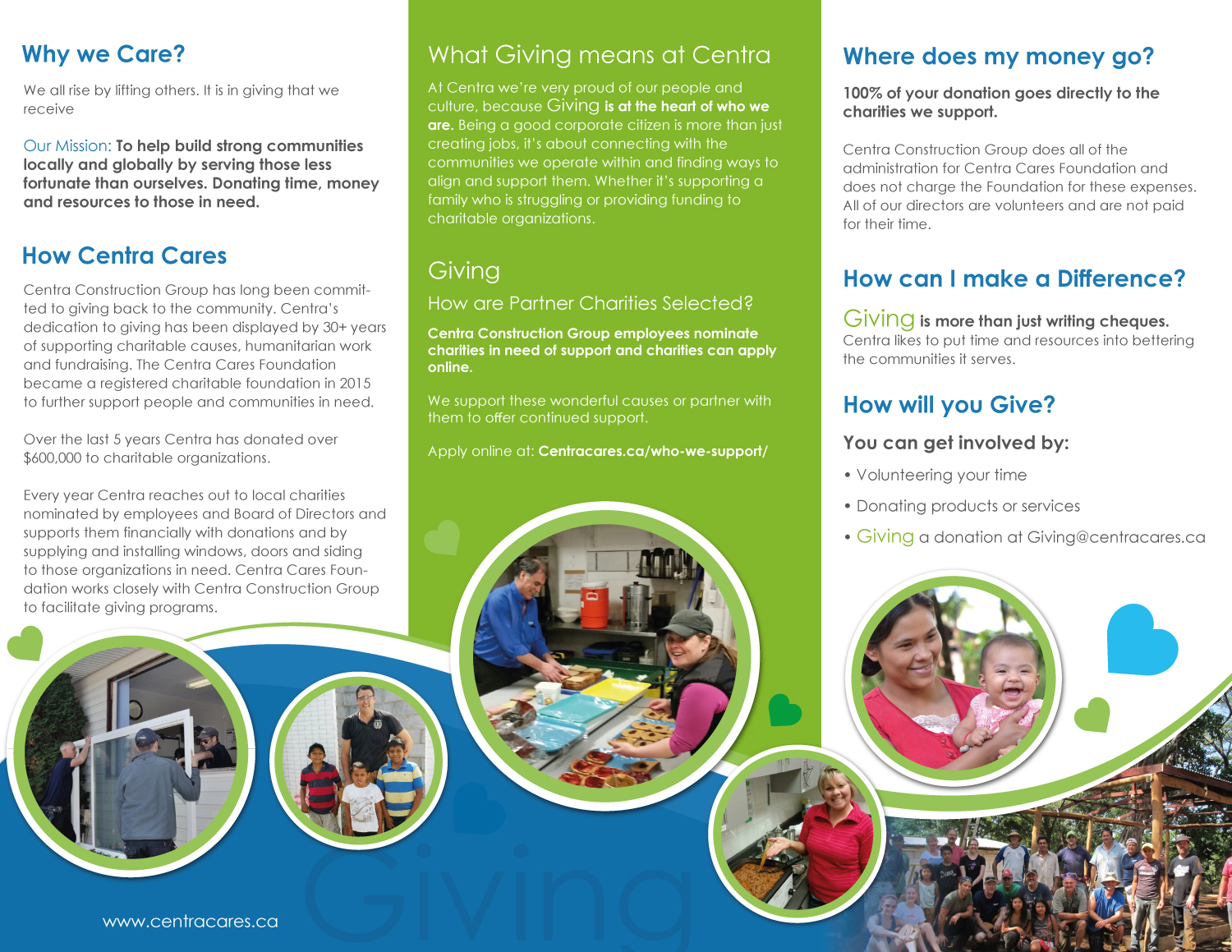 Design de Brochure par uniquedesign10 pour Centra Cares Foundation | Design #14200288