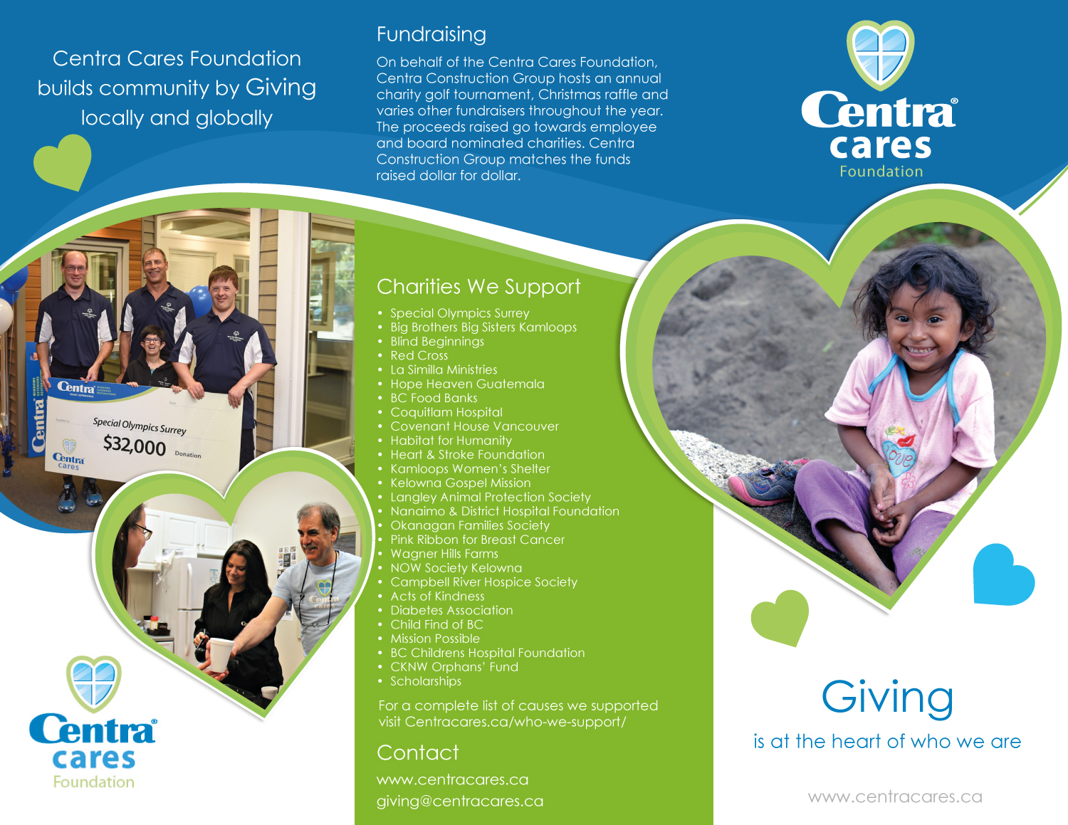 Brochure Design by uniquedesign10 for Centra Cares Foundation | Design #14272767