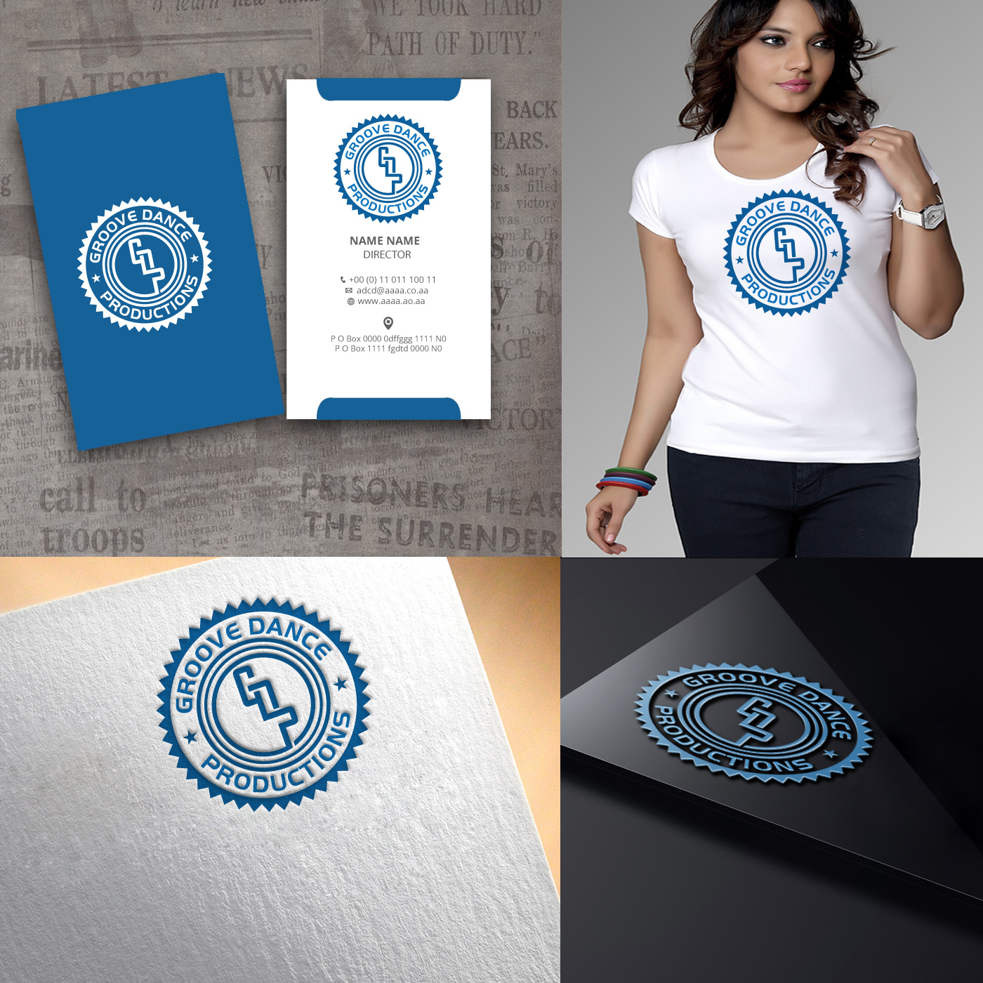 Logo Design by zebronicgraphic for Groove Dance Productions | Design #13962312