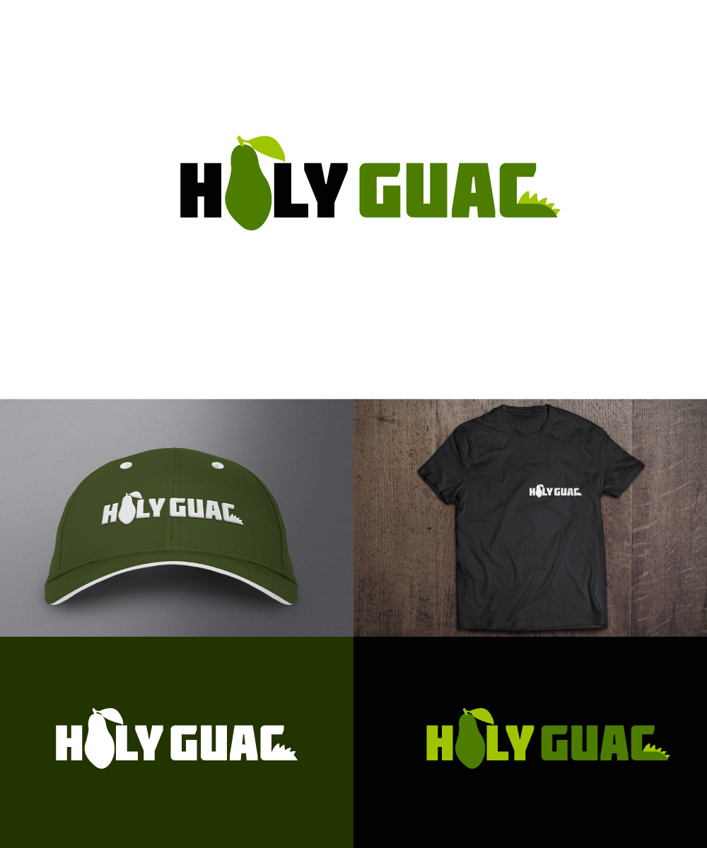 Logo Design by Sergio Coelho for Holy Guac | Design #13929905