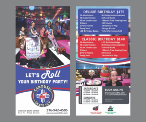 Birthday Party Flyer | Design de Flyer par Cut and Glue
