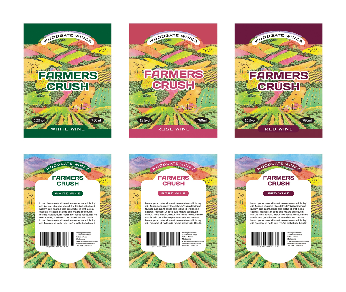 Diseño de Etiqueta por The Freelance Designer para Woodgate Wines | Diseño #14123035