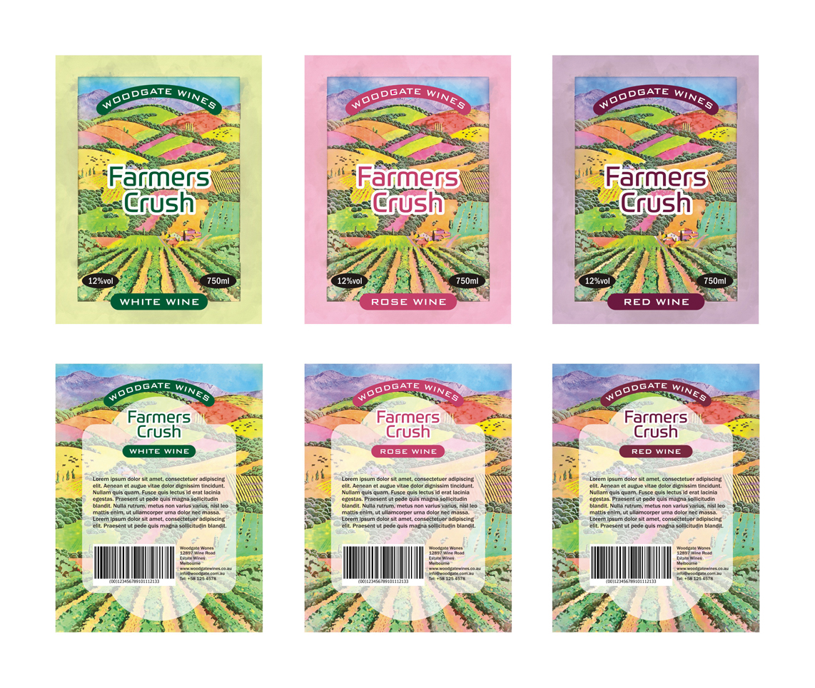 Diseño de Etiqueta por The Freelance Designer para Woodgate Wines | Diseño #14123074