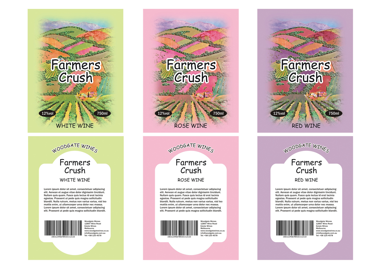 Label Design by The Freelance Designer for Woodgate Wines | Design #14228064
